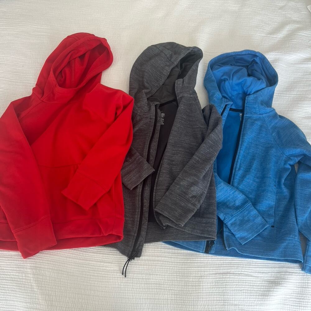 hoodie three pack, All in Motion size small 6/7 boys